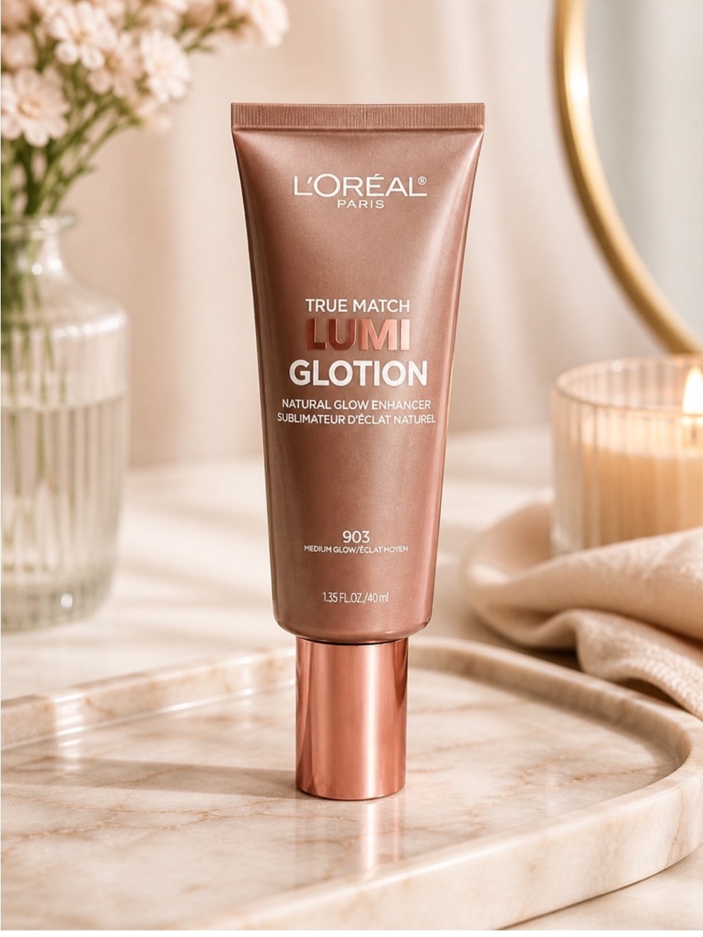L’Oréal Lumi Glotion Natural Glow Enhancer 903 Medium Glow New